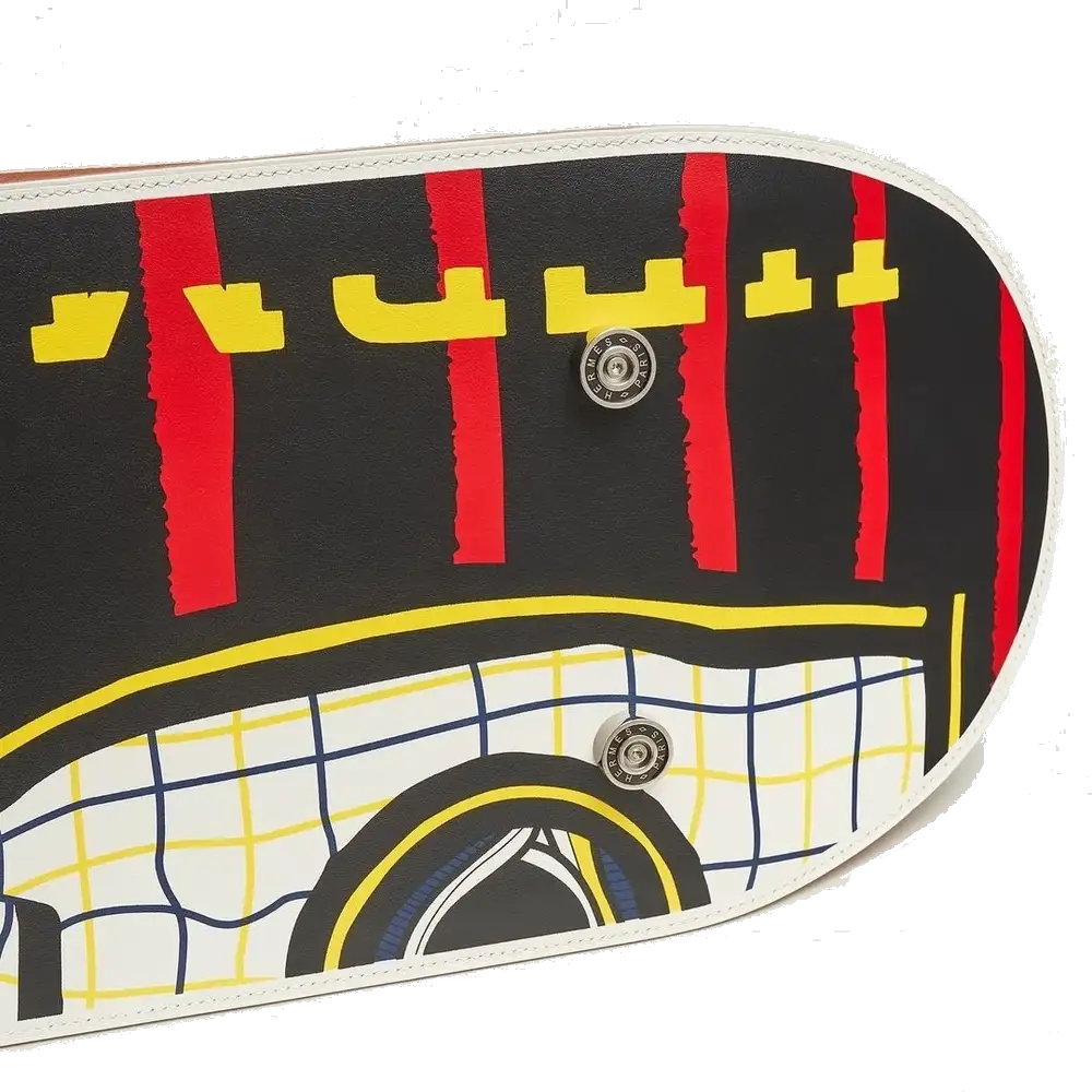 Hermes Bolide Skate 65 Bag in Togo Leather Interior pockets 2