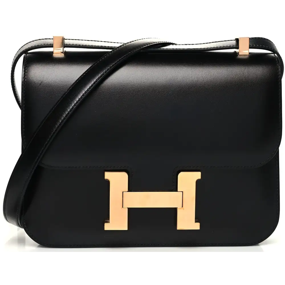 Hermes Constance 1 24 Bag in Box Calfskin Black