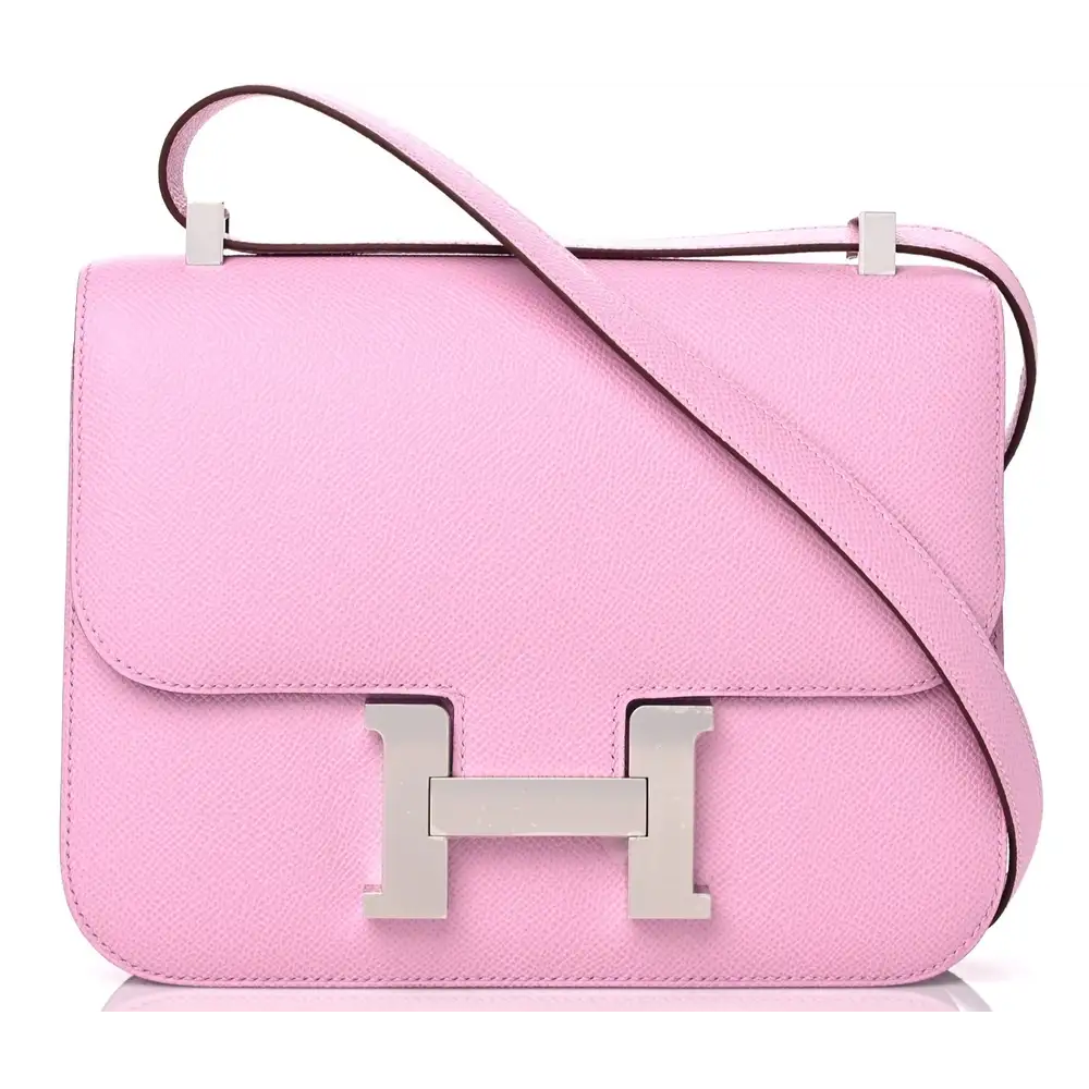 Hermes Constance 1 24 Bag in Epsom Mauve Sylvestre