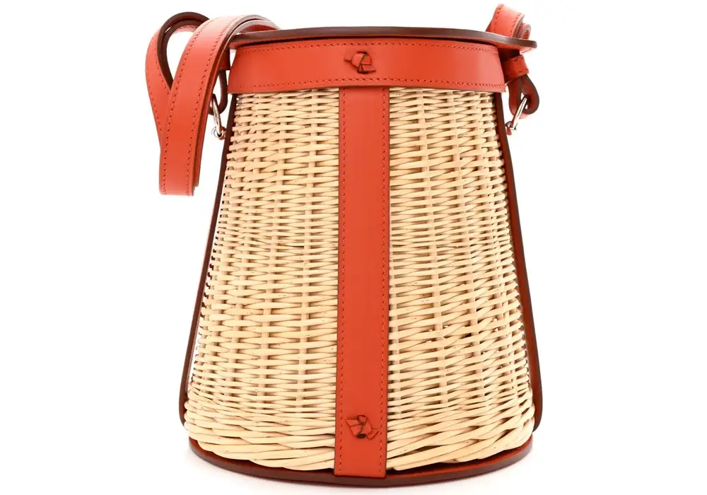 Hermes Farming Picnic Bag in Swift Wicker Front image