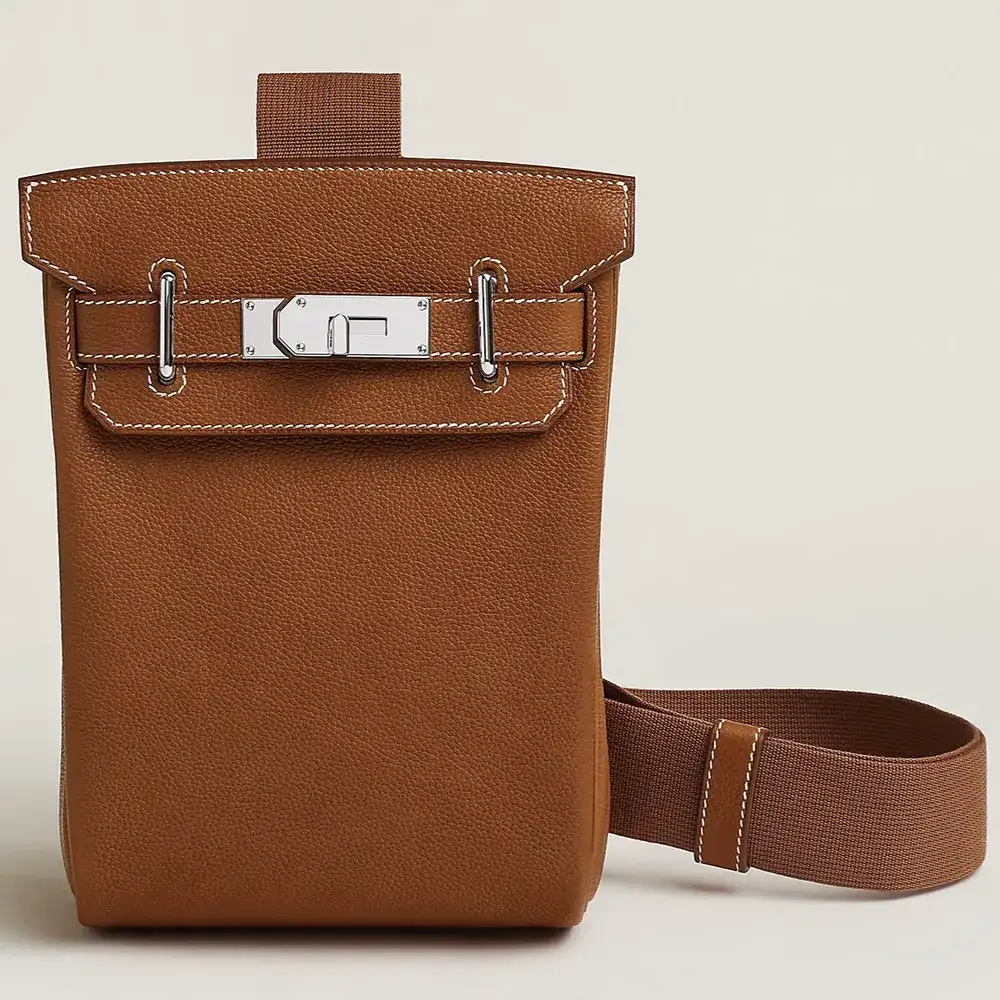 Hermes Hac A Doc PM Backpack in Barenia Faubourg Fauve