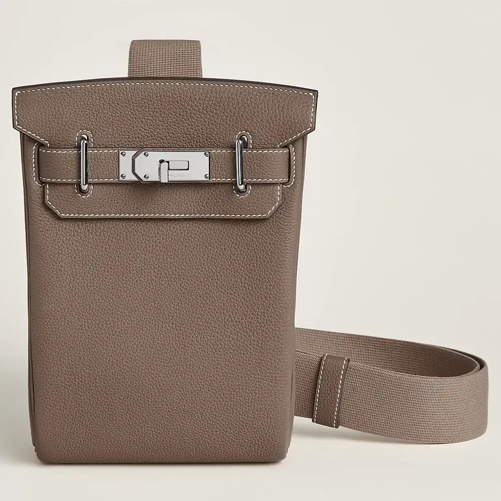 Hermes Hac A Doc PM Backpack in Togo Étoupe