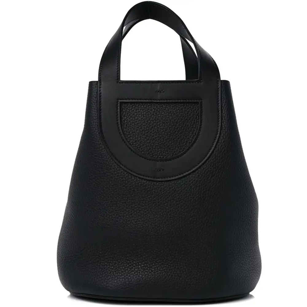Hermes In The Loop 18 Bag in Clemence Swift Black