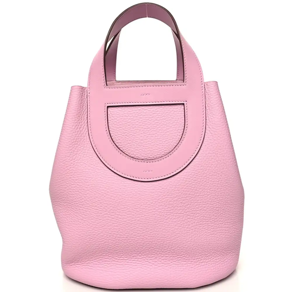 Hermes In The Loop 23 Bag in Clemence Swift Mauve Sylvestre