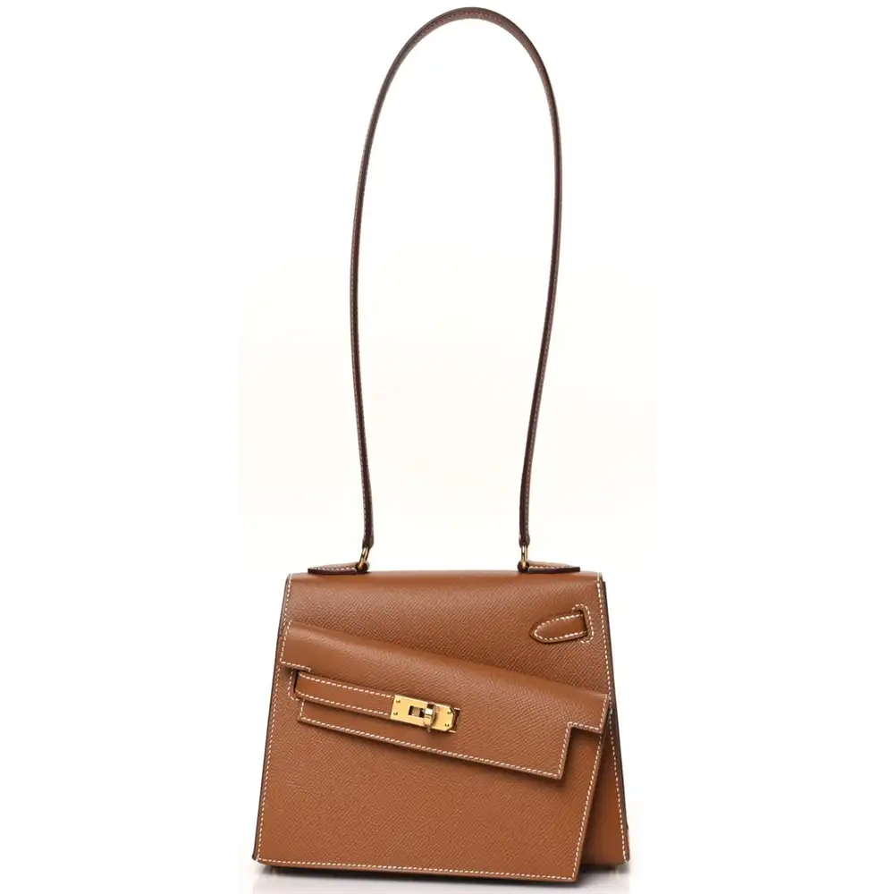 Hermes Kelly En Désordre 20 Bag in Epsom Gold