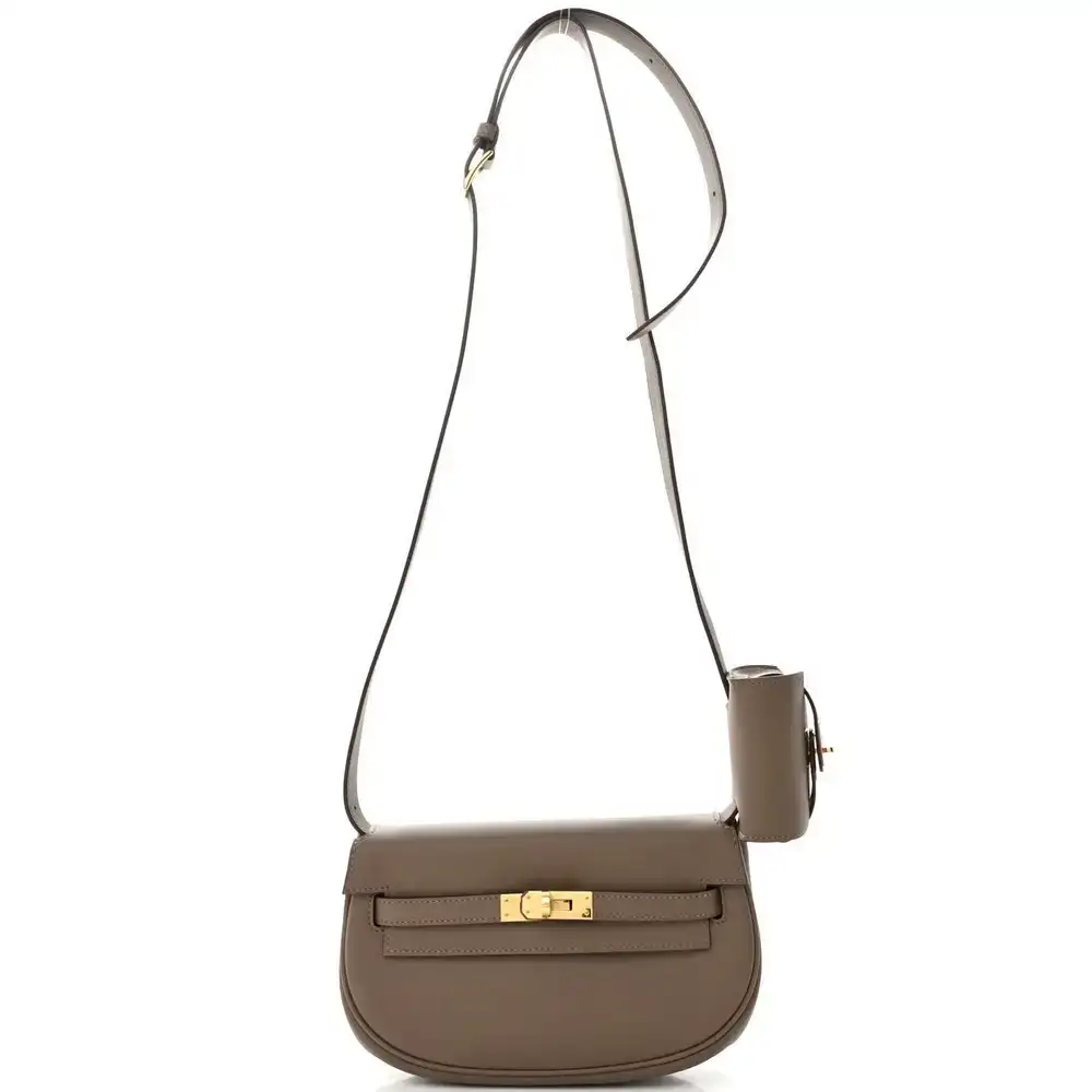 Hermes Kelly Moove Bag in Swift Etoupe