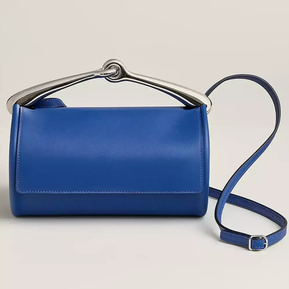 Hermes Maximors Bag in Swift Bleu Royal