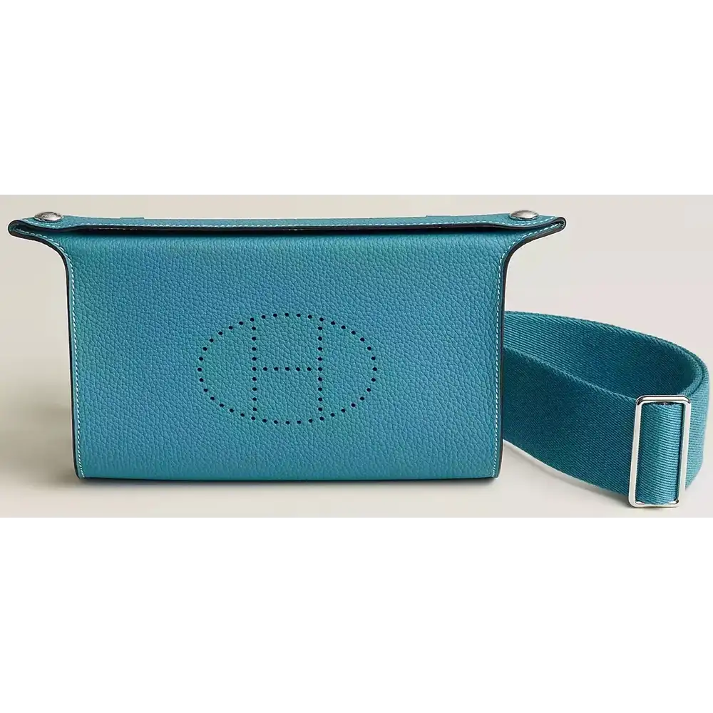 Hermes Videpoches Bag in Togo Bleu Jean