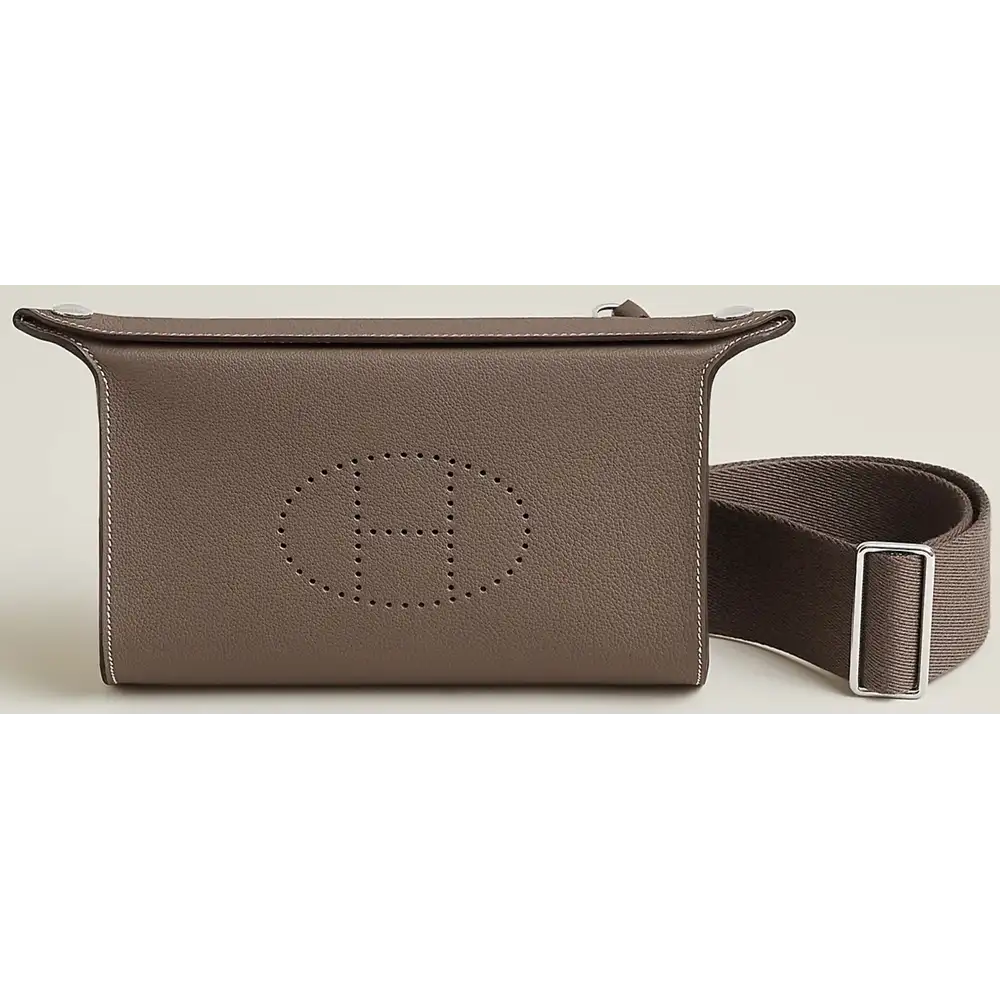Hermes Videpoches Bag in Togo Étoupe