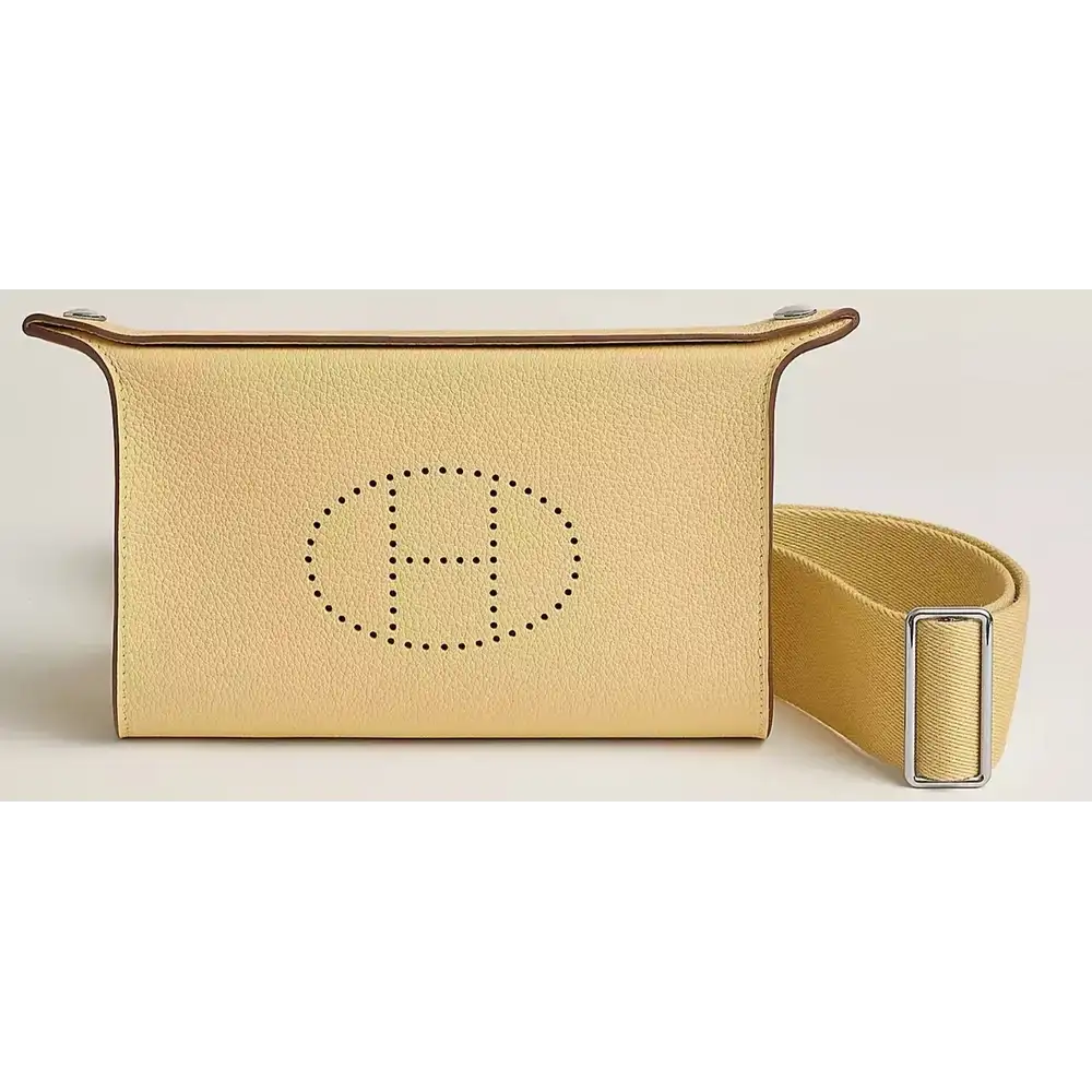 Hermes Videpoches Bag in Togo Jaune Poussin