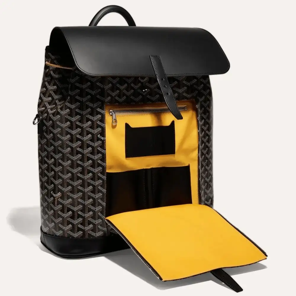 Goyard Alpin MM Backpack Interior pockets 4