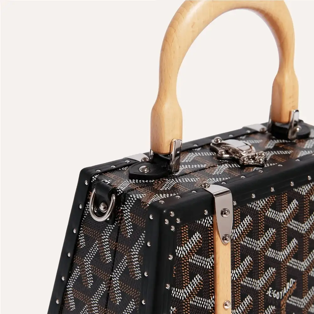 Goyard Saigon Mini Trunk Bag Interior pockets 2