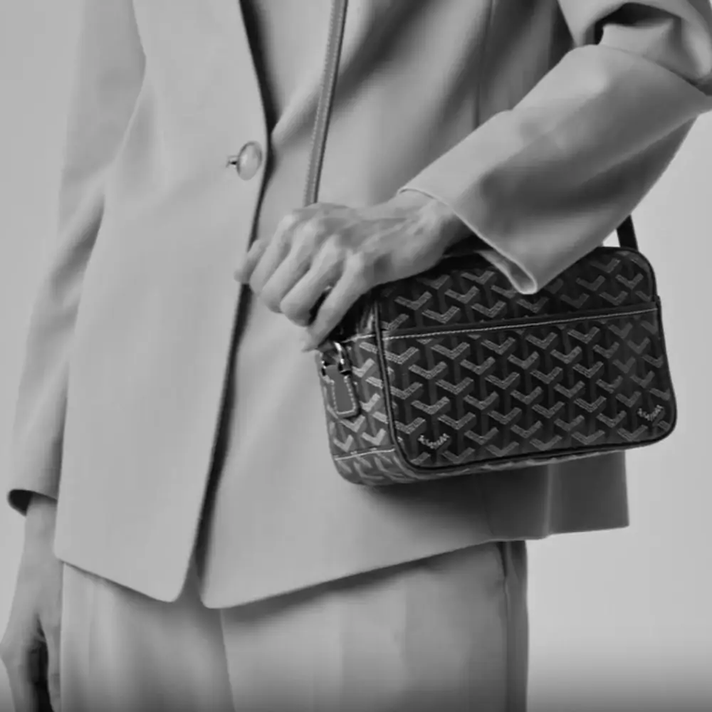 Goyard Cap Vert Bag Model shots 2