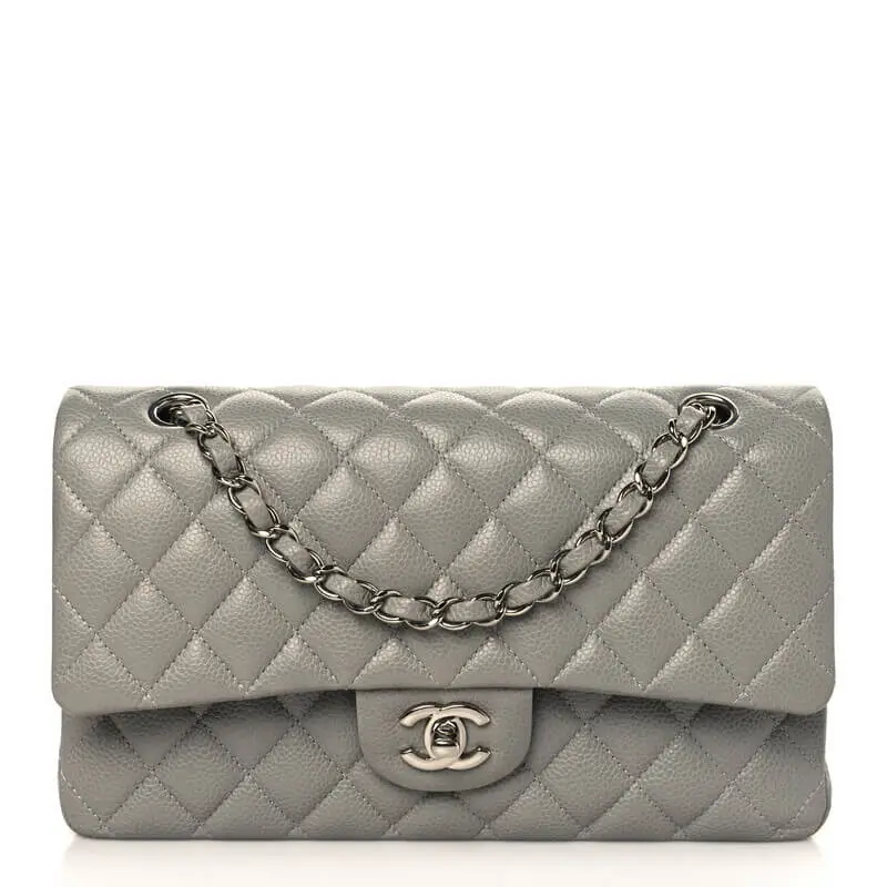 Chanel Classic Flap Bag Gray