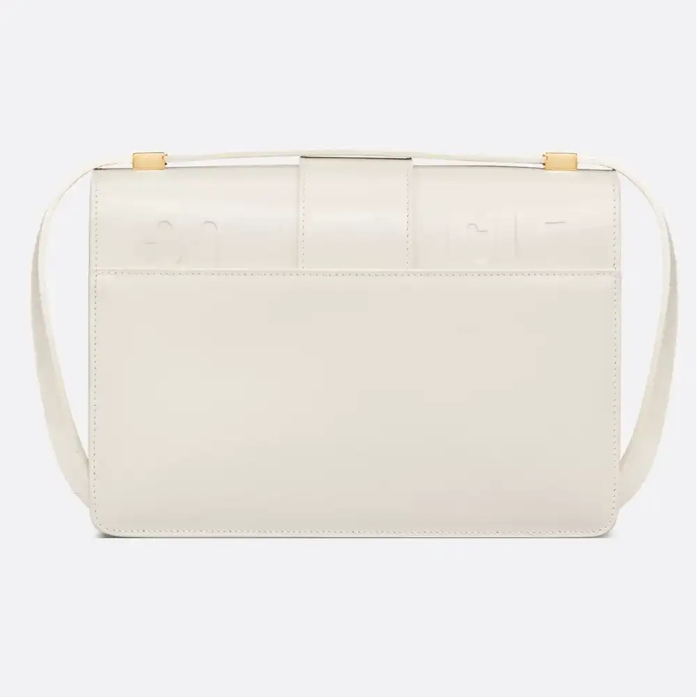 Dior 30 Montaigne Bag x Box Calfskin Latte Interior pockets 2