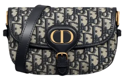Dior Bobby East West Bag x Dior Oblique Jacquard Blue Featured image