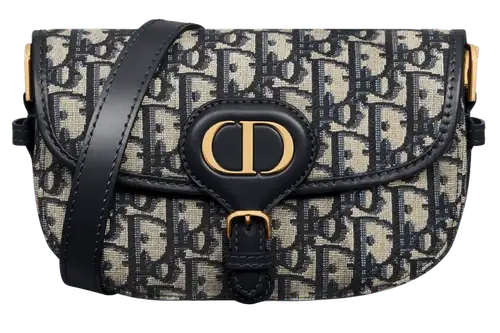 Dior Bobby East West Bag x Dior Oblique Jacquard Blue Featured image
