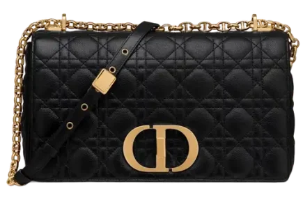 Dior Caro Large Bag x Supple Cannage Calfskin Black Featured image