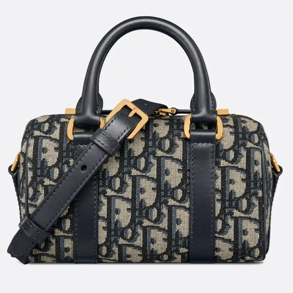 Dior Groove 17 Bag Dior Oblique Jacquard Blue