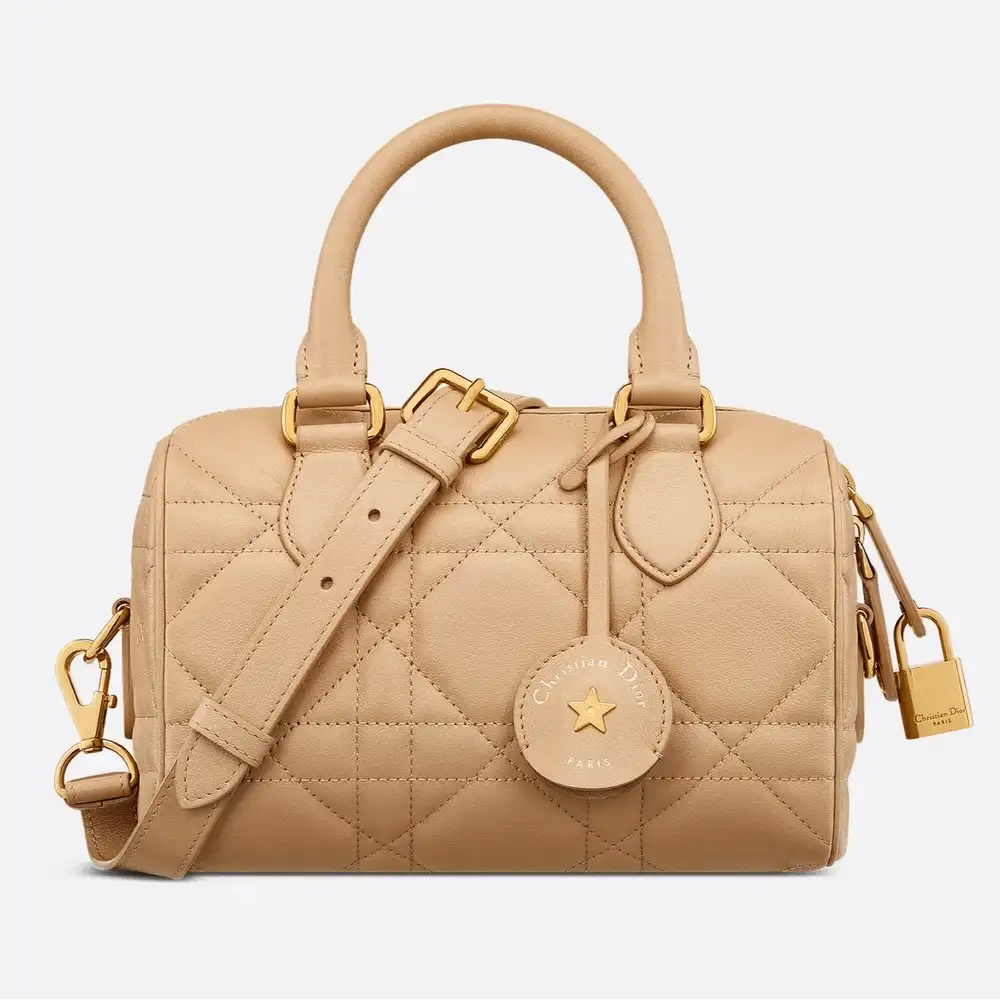 Dior Groove 20 Bag Macrocannage Calfskin Biscuit