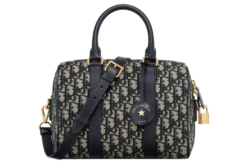 Dior Groove 25 Bag x Dior Oblique Jacquard Blue Featured image