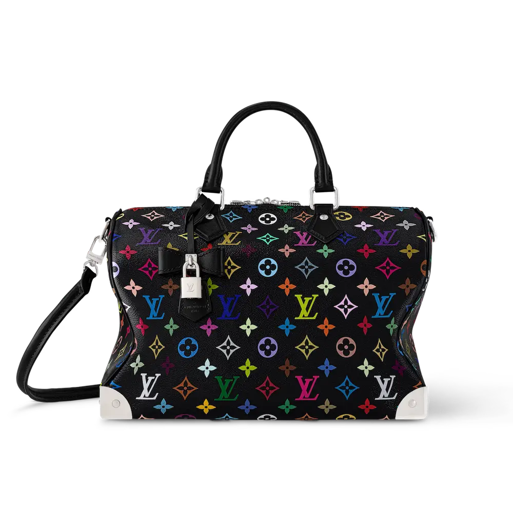 LV TM Speedy Soft 30 Bag in Multicolored M13257
