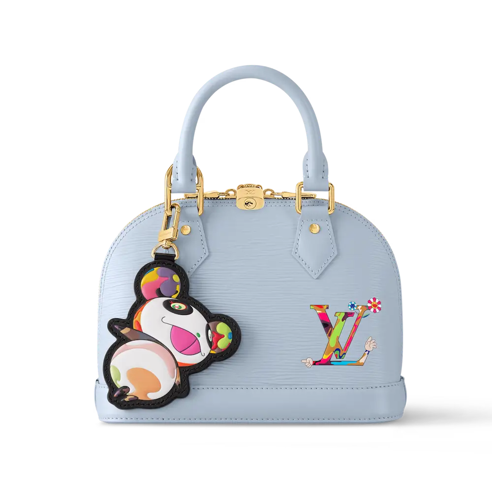 LV x TM Alma BB in epi Washed Blue M14197