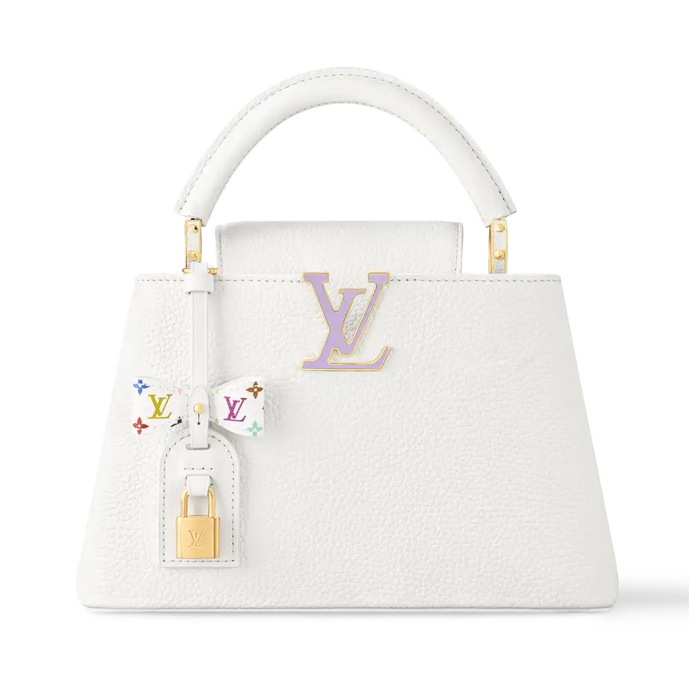 LV x TM Capucines BB White