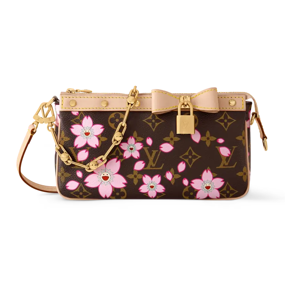 LV x TM Pochette Accessoires Cherry Blossom
