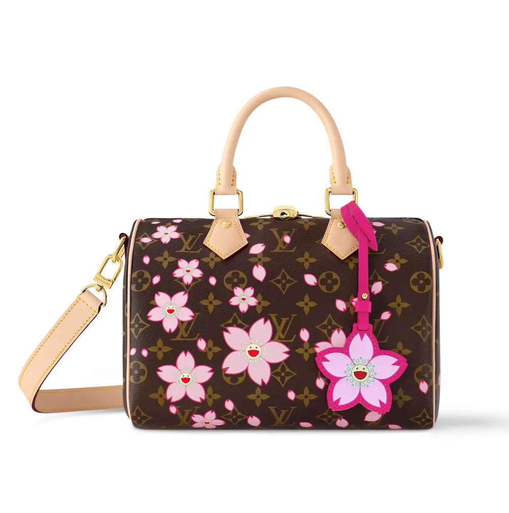 Louis Vuitton TM Speedy Bandouliere 25 Bag in Sakura Brown M14174