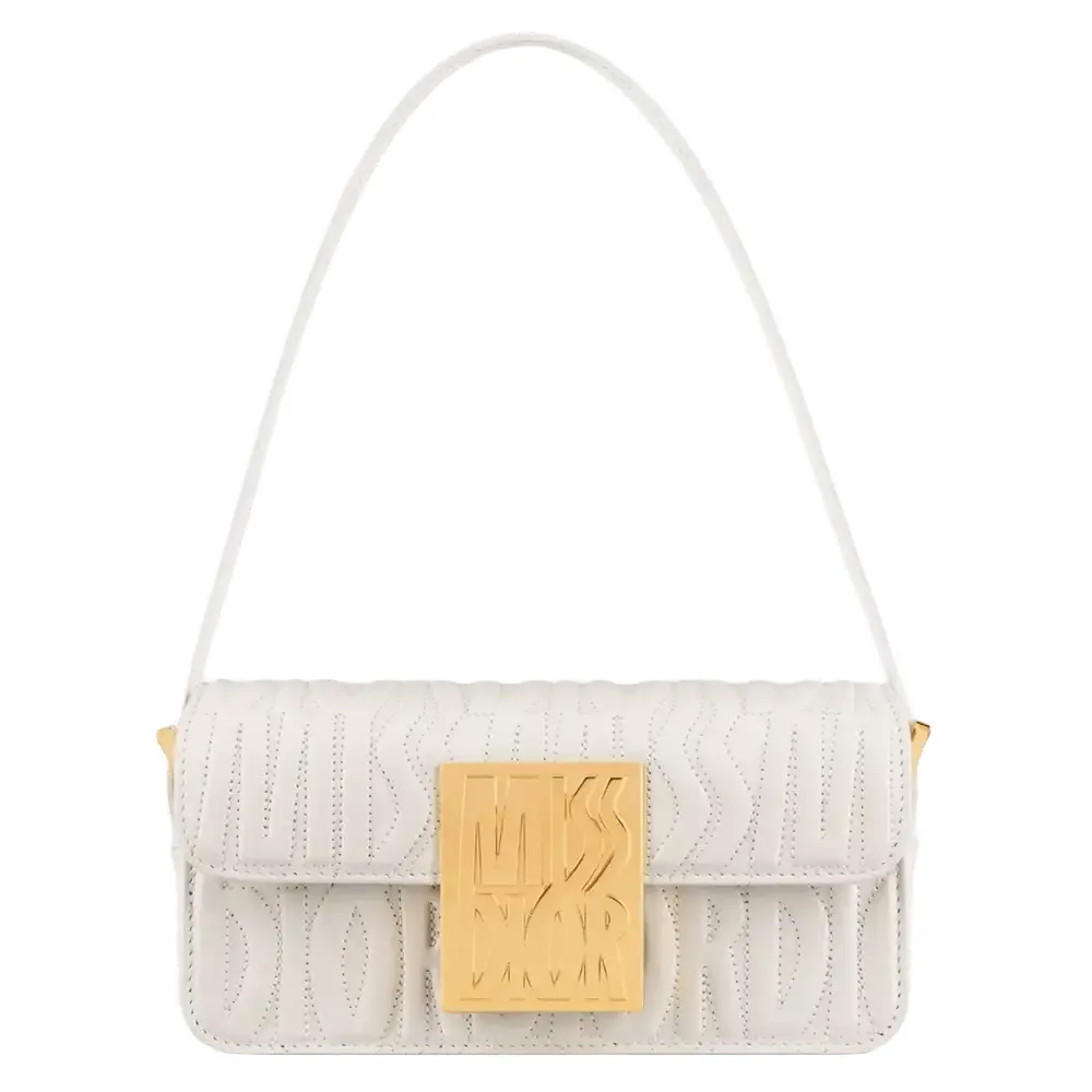 Miss Dior Flap Bag x Allover Calfskin Latte Quilted