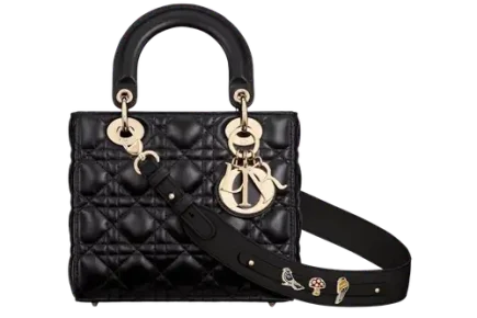Small Lady Dior My ABCDior Bag x Cannage Lambskin Black Featured image