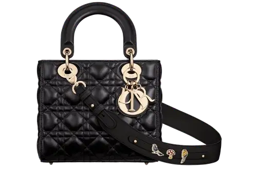 Small Lady Dior My ABCDior Bag x Cannage Lambskin Black Featured image