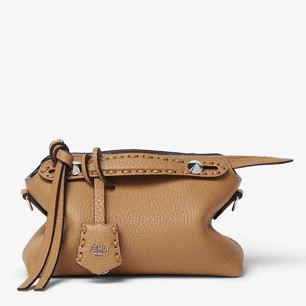 Fendi By The Way Selleria Mini Capucino Selleria mini bag with 156 hand sewn topstitches