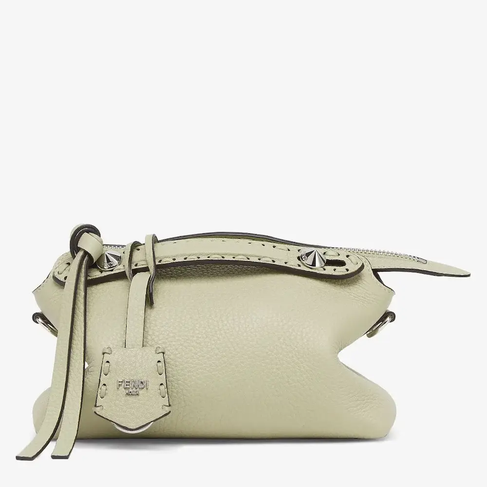 Fendi By The Way Selleria Mini Sage Green Selleria mini bag with 156 hand sewn topstitches