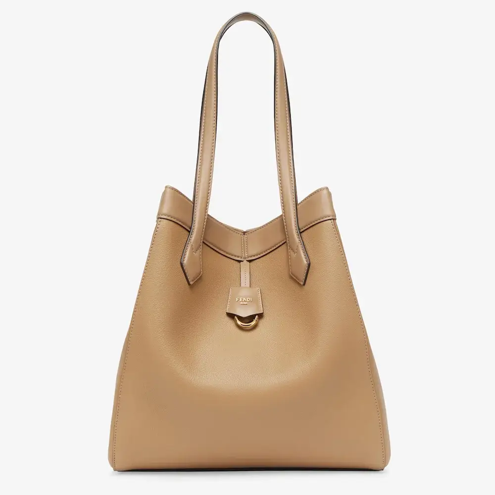 Fendi Origami Large Leather Beige