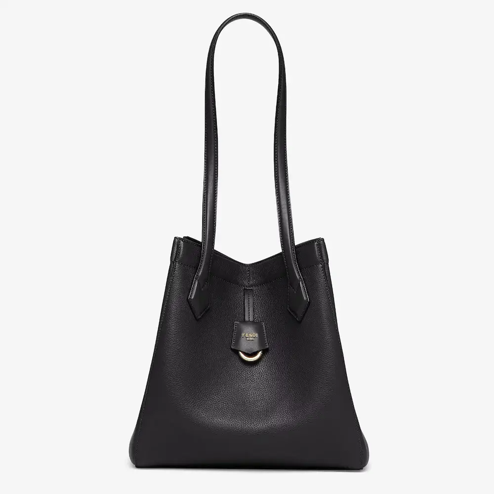 Fendi Origami Medium Black leather bag
