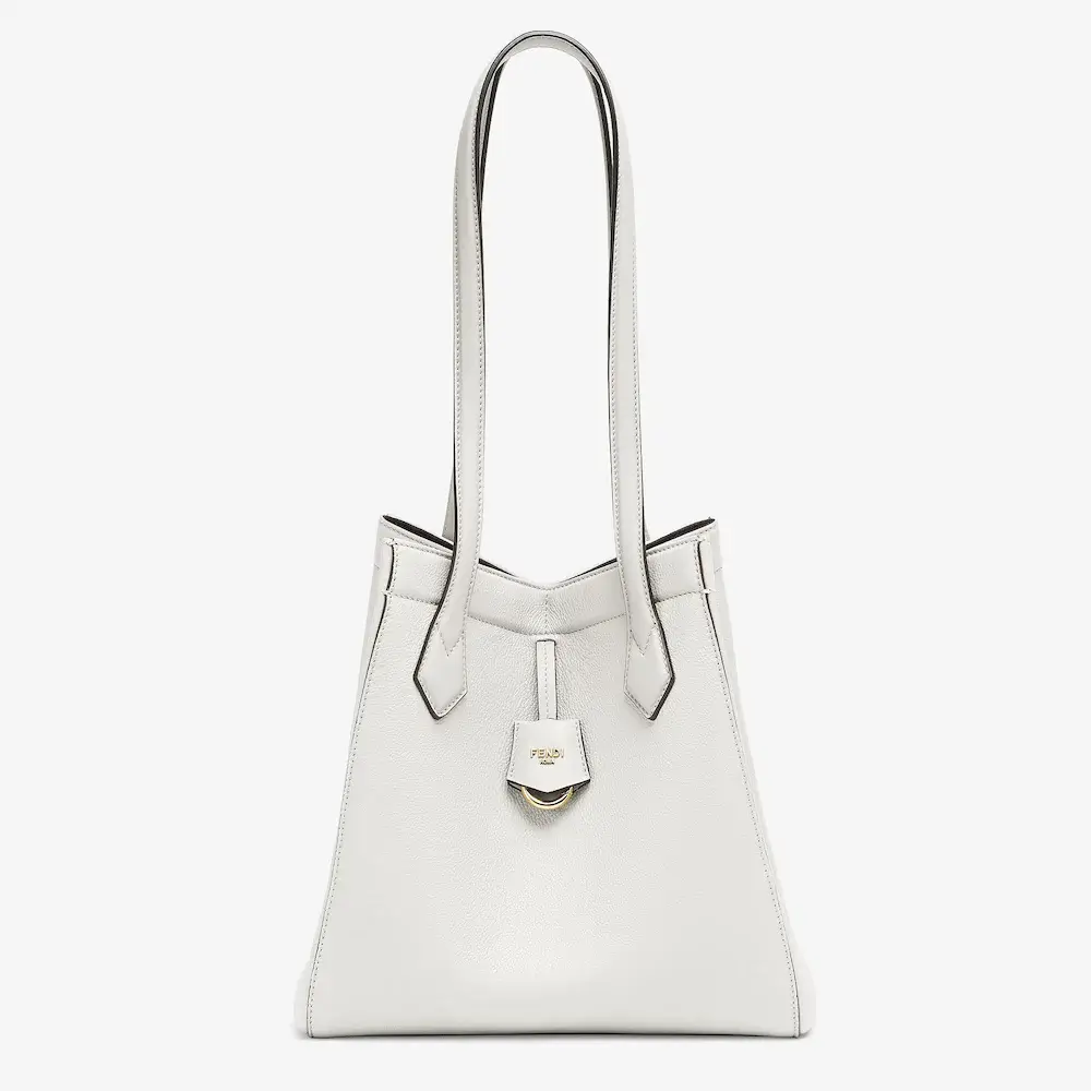 Fendi Origami Medium White leather bag