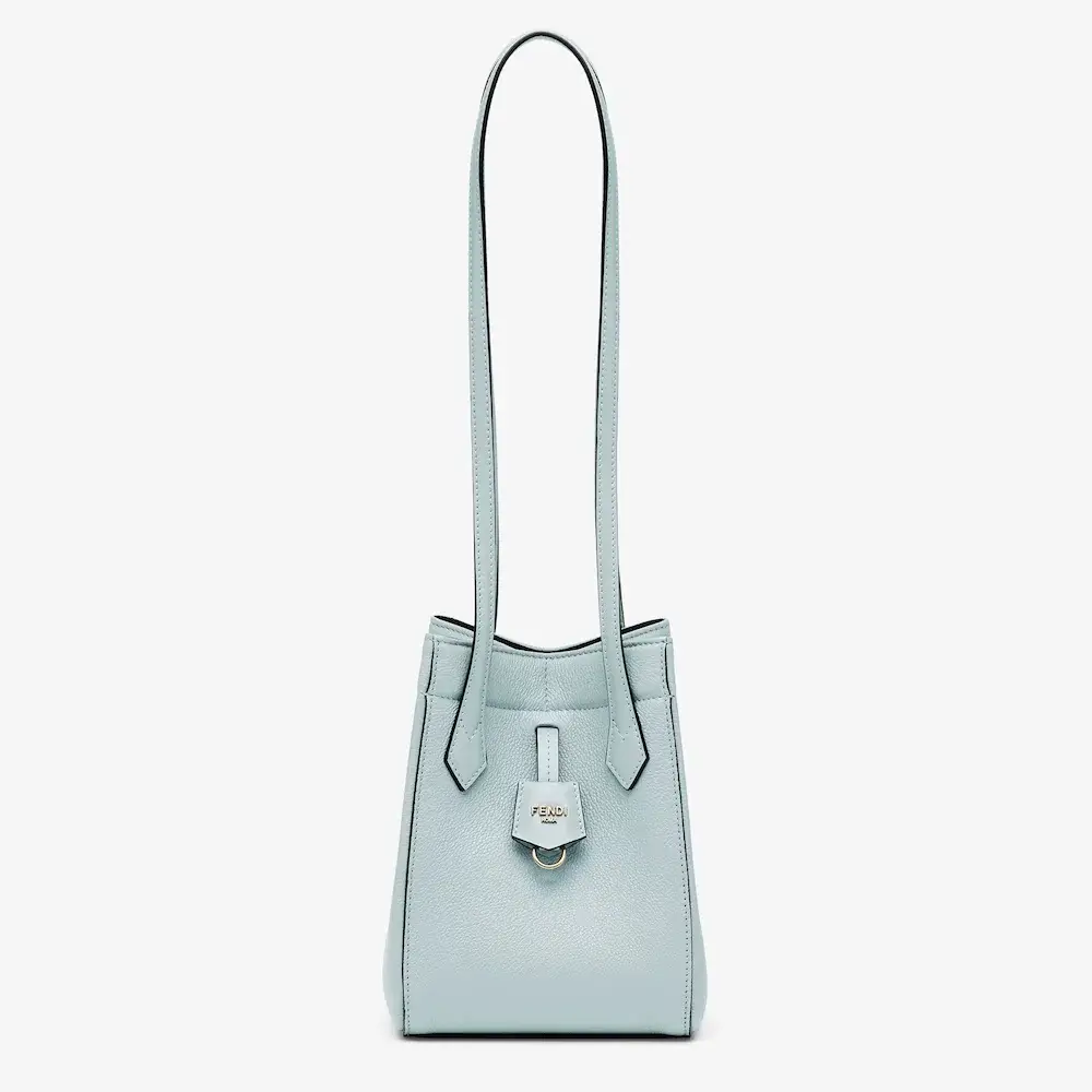 Fendi Origami Mini Light Blue leather mini bag