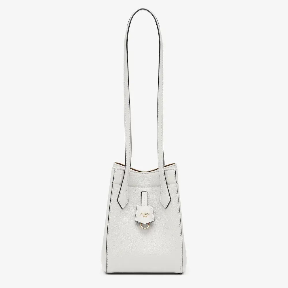 Fendi Origami Mini White leather mini bag