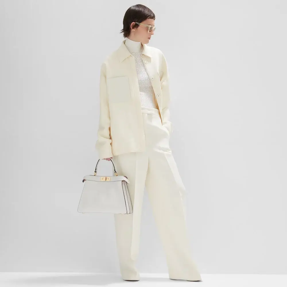 Fendi Peekaboo ISeeU Medium Bag model hand carry