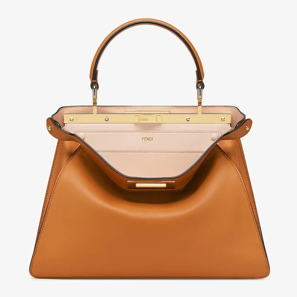 Fendi Peekaboo ISeeU Medium Brown calf leather bag