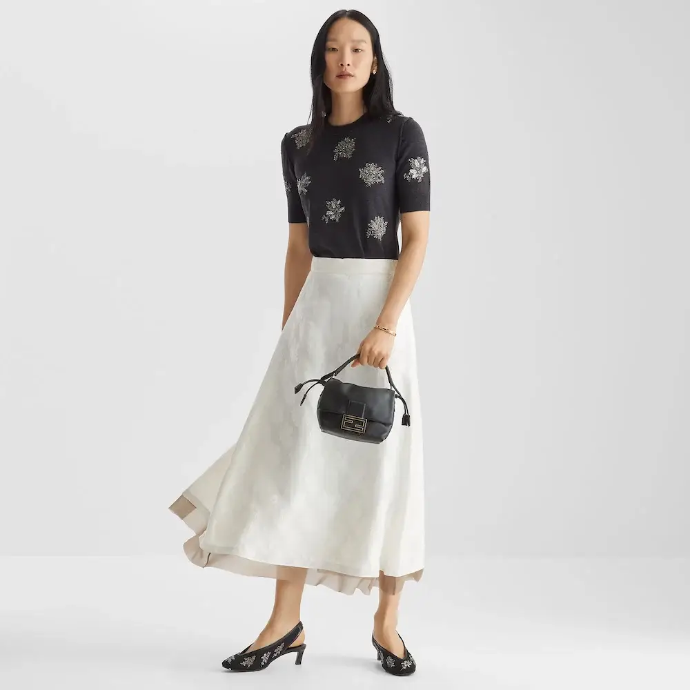 Fendi Small Mamma Baguette Bag model hand carry