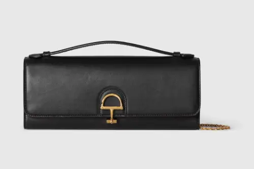 Gucci 73 clutch Black smooth leather featured image
