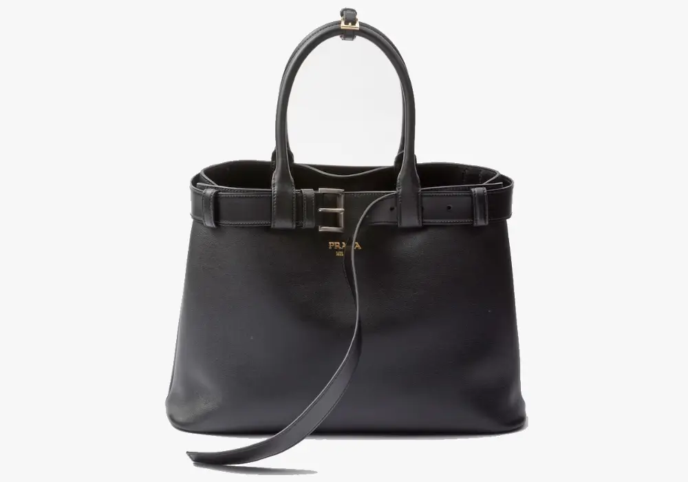 Prada Buckle Tote Bag Front Image