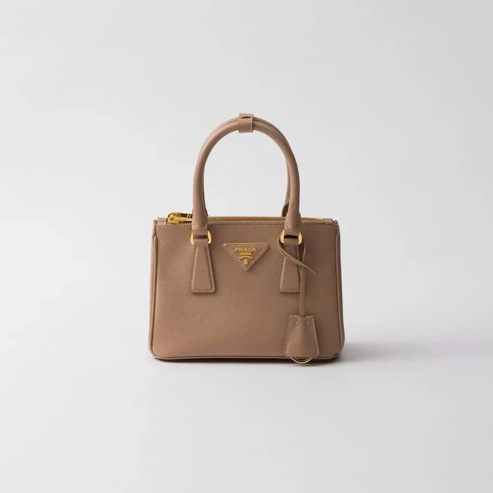 Prada Galleria Saffiano leather mini bag powder pink