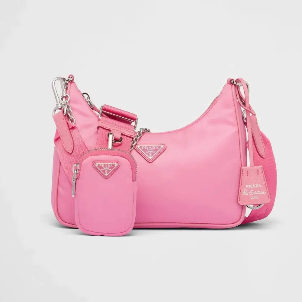 Prada Re Edition 2005 Re Nylon bag Begonia Pink