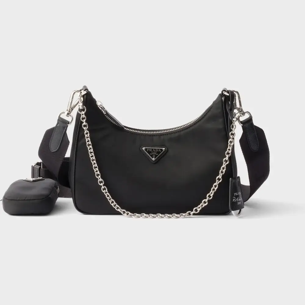 Prada Re Edition 2005 Re Nylon bag Black