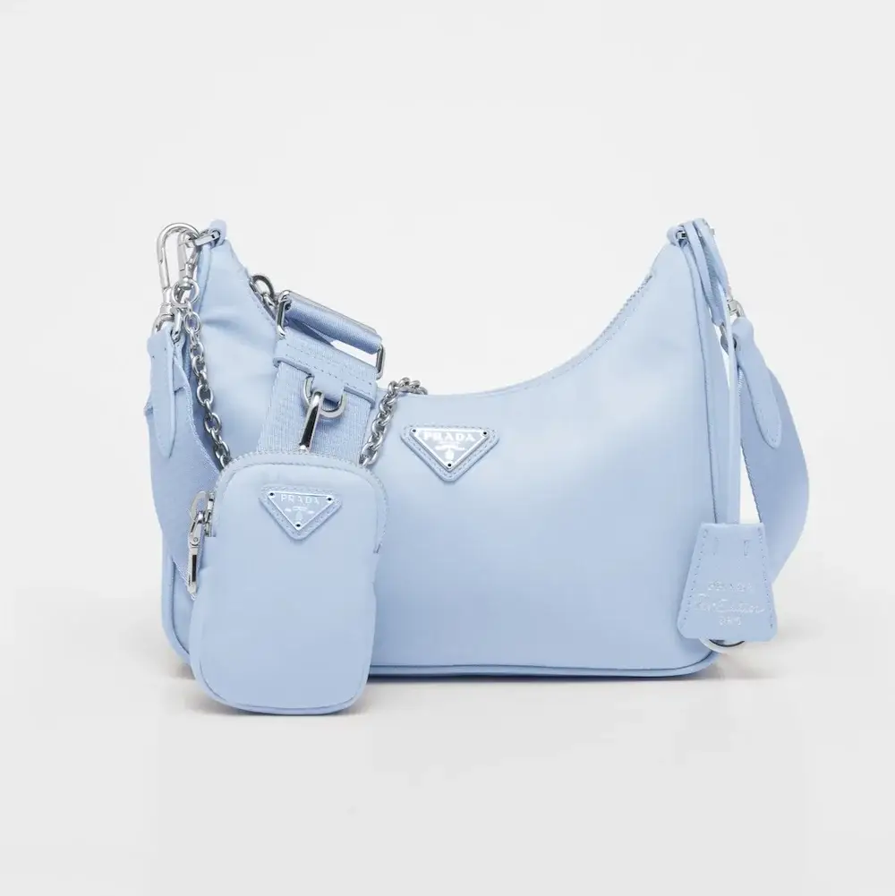 Prada Re Edition 2005 Re Nylon bag Light Blue