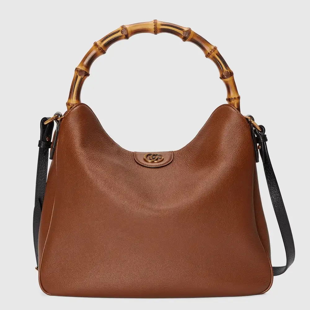 Gucci Diana large shoulder bag Brown leather